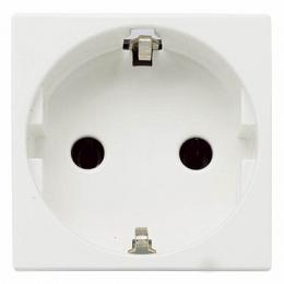 Изображение продукта Розетка ABB Zenit с/з 16A 250V со шторками винтовой зажим альпийский белый 
