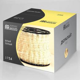 Дюралайт с эффектом мерцания Arlight 1.9W/m 36LED/m теплый белый 100M ARD-REG-Flash Warm  - 2