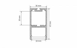 Профиль Arlight SL-LINE-3667-2000 ANOD  - 3
