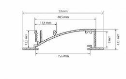 Профиль Arlight TOP-SWALL-2000 ANOD (P35)  - 2
