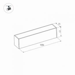 Трековый светодиодный светильник Arlight Mag-Flat-45-L1005-30W Day4000  - 3
