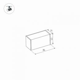 Трековый светодиодный светильник Arlight Mag-Laser-45-L84-3W Warm3000  - 3