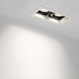 Встраиваемый светодиодный светильник Arlight CL-Kardan-S180x102-2x9W Warm  - 4