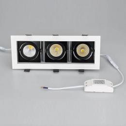 Встраиваемый светодиодный светильник Arlight CL-Kardan-S260x102-3x9W Day  - 4