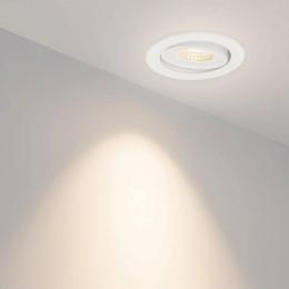 Встраиваемый светодиодный светильник Arlight LTD-95WH 9W Warm White 45deg  - 4
