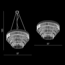 Подвесная люстра Azzardo Salerno  - 2