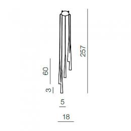 Подвесной светильник Azzardo Stylo 5  - 3