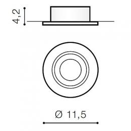 Встраиваемый светильник Azzardo Remo 1 downlight  - 2