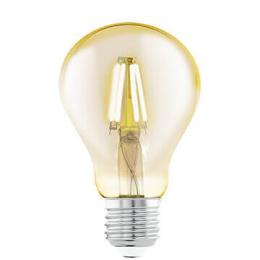 Изображение продукта Лампа светодиодная филаментная Eglo E27 4W 2200К янтарь 