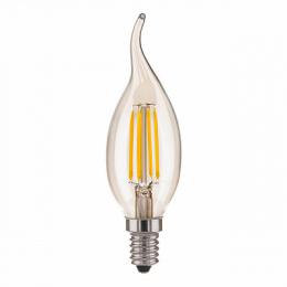 Изображение продукта Лампа светодиодная филаментная Elektrostandard E14 7W 4200K прозрачная 