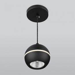 Подвесной светодиодный светильник Elektrostandard DLS023 9W 4200K черный  - 5