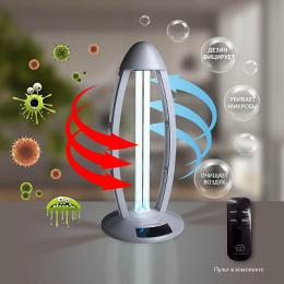 Ультрафиолетовая бактерицидная настольная лампа Elektrostandard UVL-001 серебро  - 2