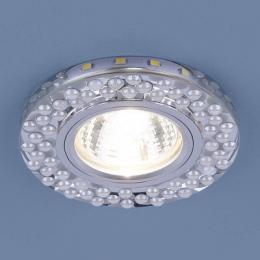 Встраиваемый светильник Elektrostandard 2194 MR16 SL/WH зеркальный/белый  - 2