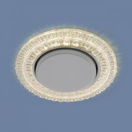 Встраиваемый светильник Elektrostandard 3028 GX53 CL прозрачный  - 2