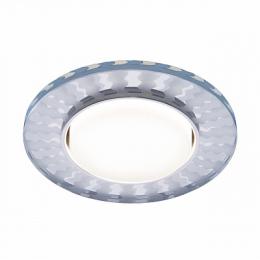 Изображение продукта Встраиваемый светильник Elektrostandard 3038 GX53 SL/WH зеркальный/белый 