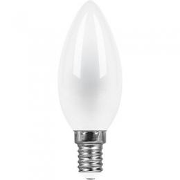 Изображение продукта Лампа светодиодная Feron E14 9W 4000K Свеча Матовая LB-73 