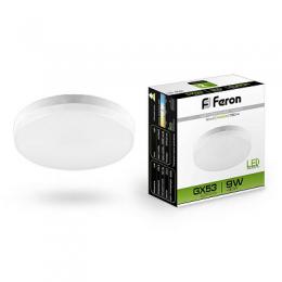 Изображение продукта Лампа светодиодная Feron GX53 9W 4000K Таблетка Матовая LB-452 