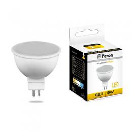 Изображение продукта Лампа светодиодная Feron MR16 G5.3 9W 2700K Грибок матовая LB-560 
