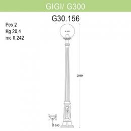 Уличный фонарь Fumagalli Gigi/G300  - 2