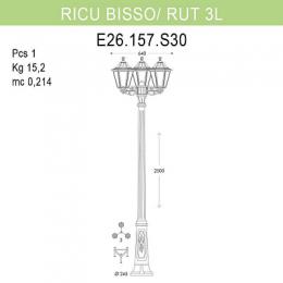 Уличный фонарь Fumagalli Ricu Bisso/Rut  - 2