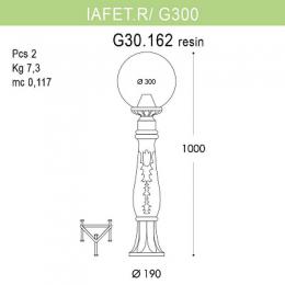 Уличный светильник Fumagalli Iafaetr/G300  - 2