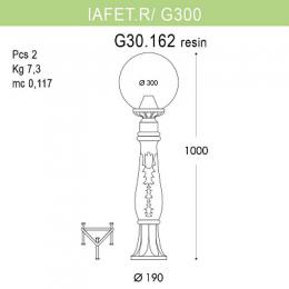 Уличный светильник Fumagalli Iafaetr/G300  - 2