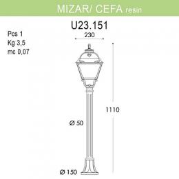 Уличный светильник Fumagalli Mizar.R/Cefa  - 2