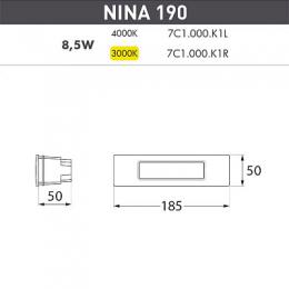 Уличный светодиодный светильник Fumagalli Nina  - 2