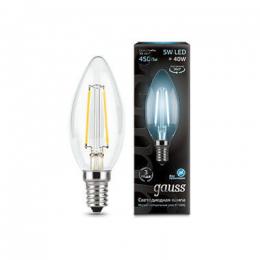 Изображение продукта Лампа светодиодная Gauss E14 5W 4100K прозрачная 