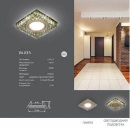 Встраиваемый светильник Gauss Backlight  - 3