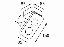 Светодиодный спот Italline  - 2