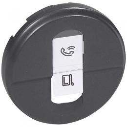 Изображение продукта Лицевая панель Legrand Celiane розетки компьютерной RJ45 графит 