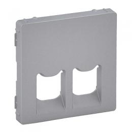 Изображение продукта Лицевая панель Legrand Valena Life розетки телефонной RJ-11/Ethernet RJ-45 алюминий 