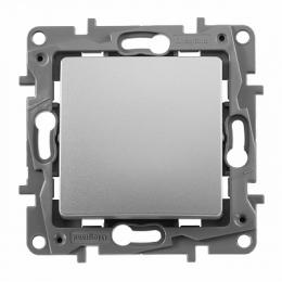 Переключатель одноклавишный Legrand Etika 10A 250V алюминий  - 2