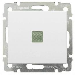 Изображение продукта Переключатель одноклавишный на 2 направления Legrand Valena 10A 250V с подсветкой белый 