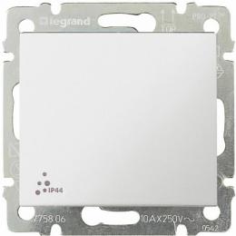 Изображение продукта Выключатель одноклавишный Legrand Valena 10A 250V IP44 белая 