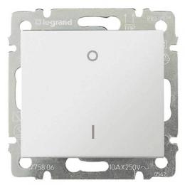 Изображение продукта Выключатель одноклавишный трехполюсный Legrand Valena 10A 400V белый 