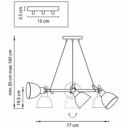 Подвесная люстра Lightstar Acrobata  - 3