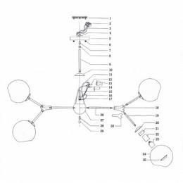 Потолочная люстра Lightstar Beta  - 4