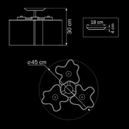 Потолочная люстра Lightstar Nubi Ondoso  - 3