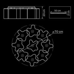 Потолочная люстра Lightstar Nubi Ondoso  - 3