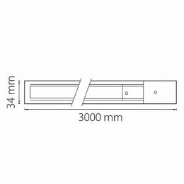 Шинопровод однофазный Lightstar Barra  - 2