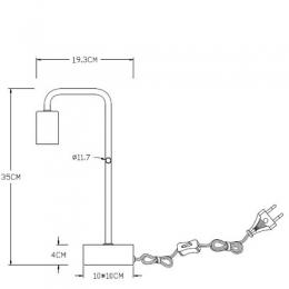 Настольная лампа Lucide Lorin  - 3