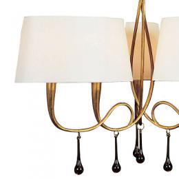 Подвесная люстра Mantra Paola Painted Gold  - 2