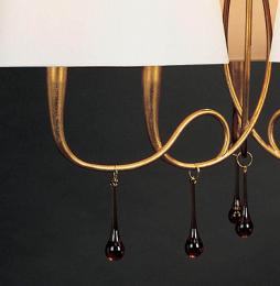 Подвесная люстра Mantra Paola Painted Gold  - 4