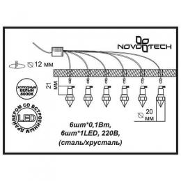 Встраиваемый светильник Novotech Star Sky  - 2