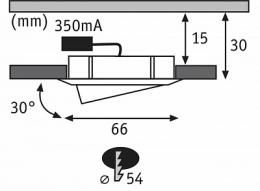 Мебельный светодиодный светильник Paulmann Micro Line Schwenkbar  - 2