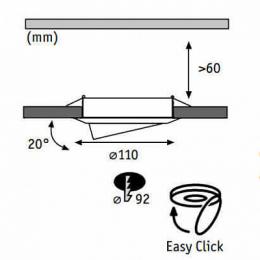 Встраиваемый светильник Paulmann Quality Line Halogen  - 2