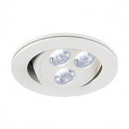 Изображение продукта Светильник встраиваемый TRITON LED тепло-белый PowerLED 3x1W белый 