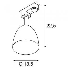 Трековый cветильник SLV 3Ph Para Cone  - 4